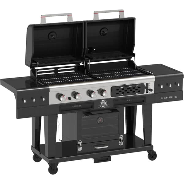 Pit Boss Memphis 2.0 Ultimate Combo Gas and Charcoal BBQ/Smoker PBMEMU2