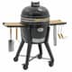 Monolith TWO.55 - Black With Cart And Side Shelves 2