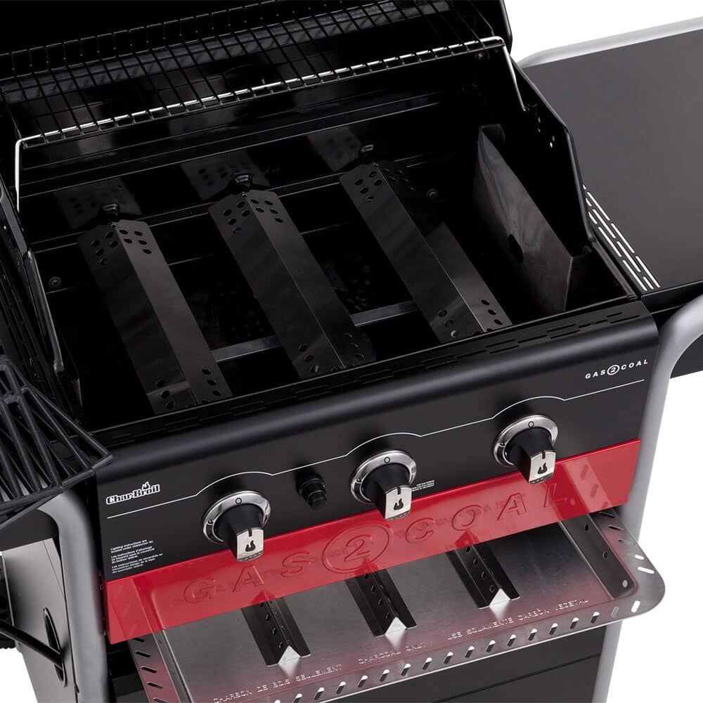 Char Broil Gas2Coal 330 Hybrid Gas and Charcoal BBQ 140723 BBQ