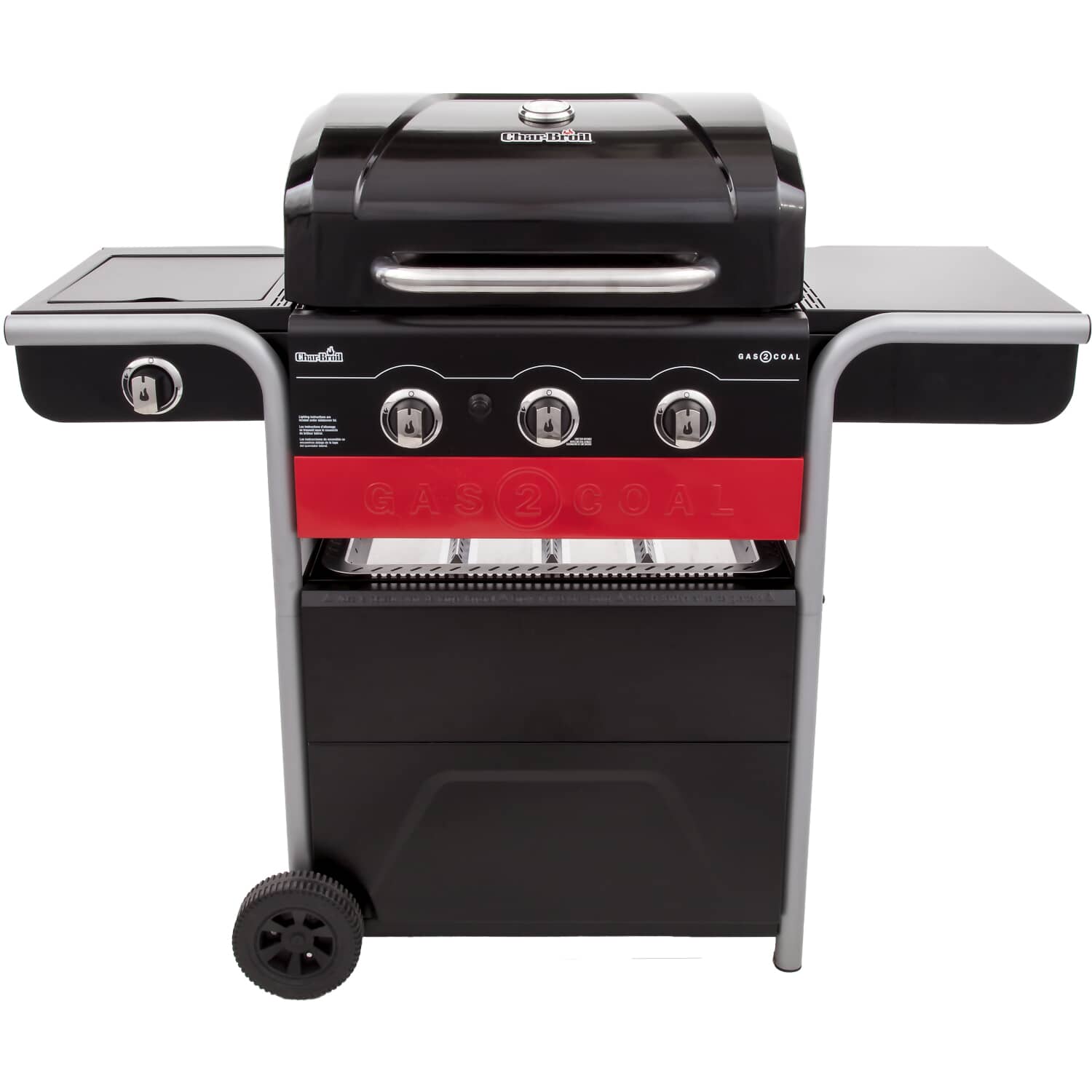 Char Broil Gas2Coal 330 Hybrid Gas and Charcoal BBQ 140723 BBQ World