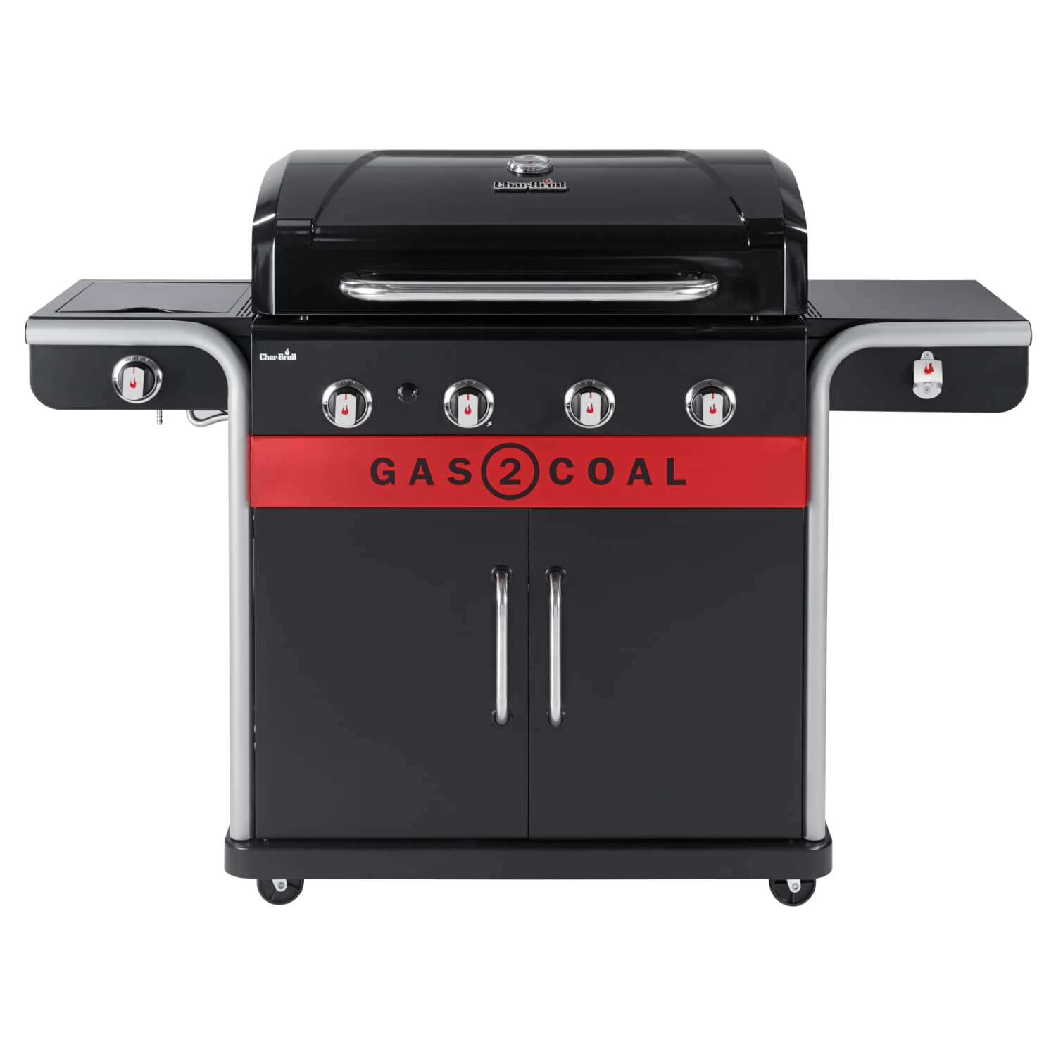 Char Broil Gas2Coal 440 2.0 Hybrid Gas and Charcoal BBQ 140926 BBQ World