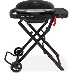 Weber Traveler Compact Portable Gas BBQ - NEW FOR 2024