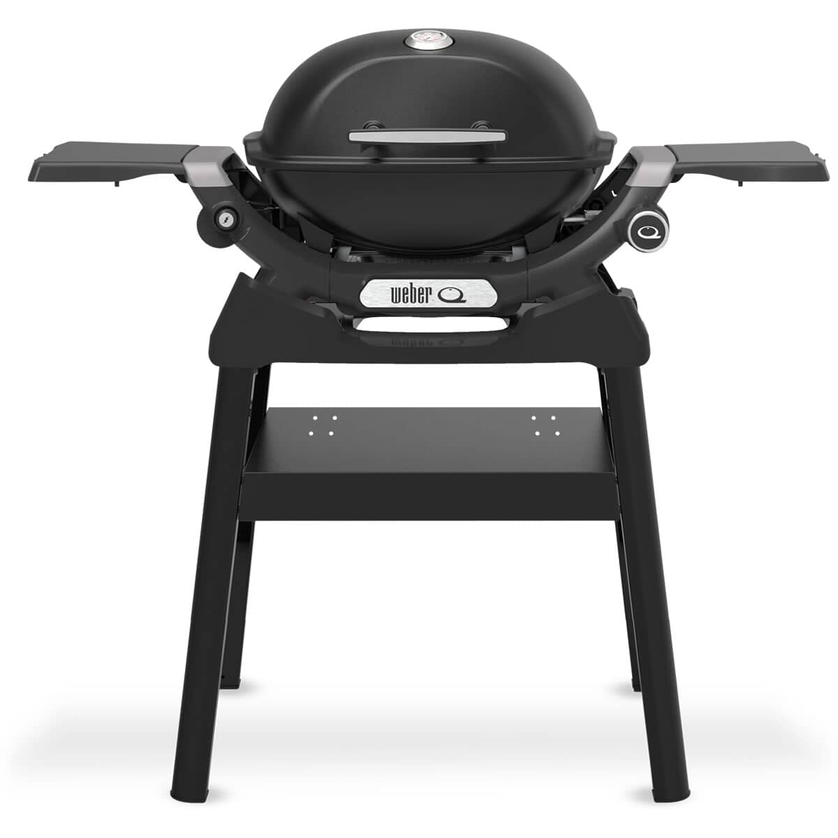 Weber Q2200N with Side Tables and Compact Stand Gas BBQ (1501090