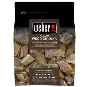 Weber Hickory Wood Chunks -1.5kg