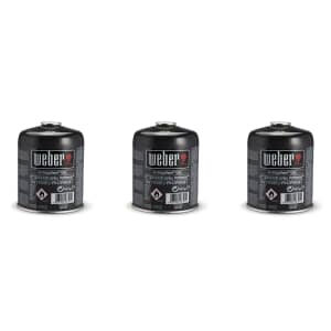 Weber Disposable Gas Canister- Triple Pack - EN417 Valve