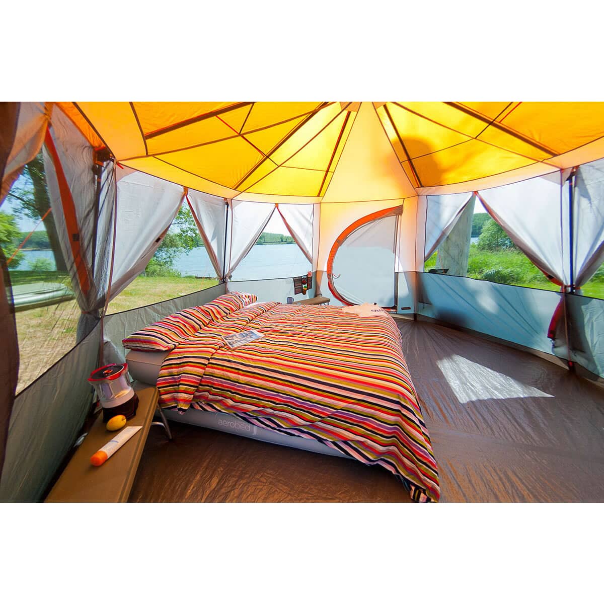 Coleman Cortes Octagon 8 Man Tent Orange (2000019550) - BBQ