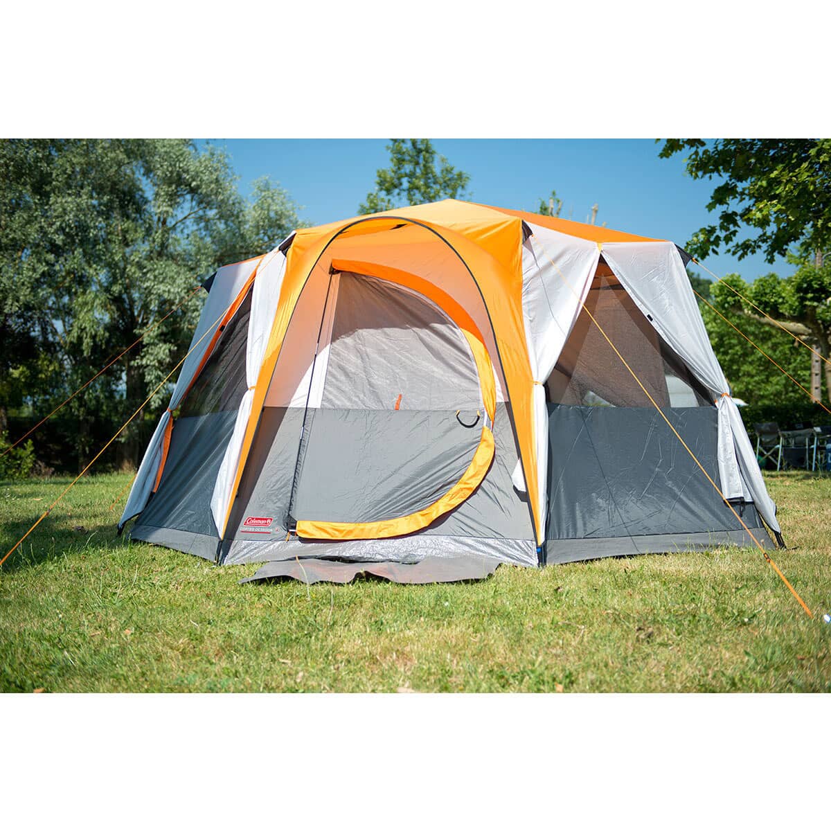 Coleman Cortes Octagon 8 Man Tent Orange (2000019550) - BBQ World