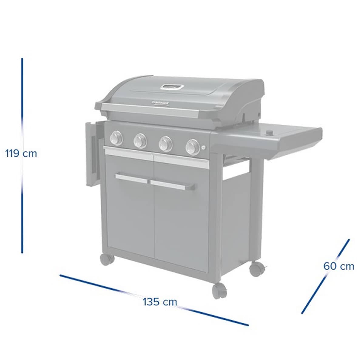 Barbecue Campingaz 4 Serie Classic WLD + plancha