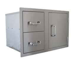 BeefEater Built In Dual Drawer and Single Door Combination