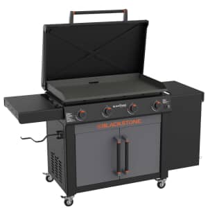 Blackstone 36 Inch 4 Burner Culinary Gas Griddle With Cabinet And Side Table - NEW FOR 2026