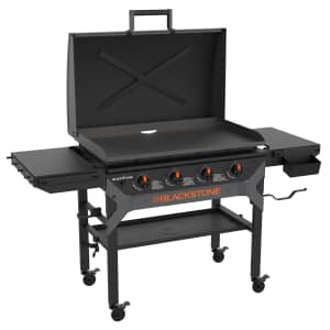 Blackstone 36 Inch 4 Burner Iron Forged Blackout Gas Griddle With Hood  - NEW FOR 2026