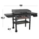 Blackstone 28 Inch 2 Burner Iron Forged Blackout Gas Griddle Cooking Station With Hood - NEW FOR 2026 2