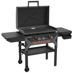Blackstone 28 Inch Iron Forged Blackout Gas Griddle Cooking Station With Hood - NEW FOR 2026