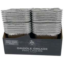 Pit Boss Foil Grease Pan Liners - Ultimate Plancha 2, 3, 4 Burner - 6 Pack