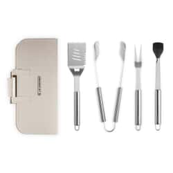 Le Creuset BBQ Set Of 4 Tools And Carry Bag