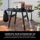 Ninja Woodfire Universal Adjustable Stand And Side Table Black 2
