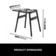 Ninja Woodfire Universal Adjustable Stand And Side Table Black 5