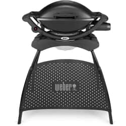 Weber Q1000 Portable Gas BBQ with Stand in Black