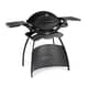 Weber Q 2200 Black Gas BBQ with Stand  1