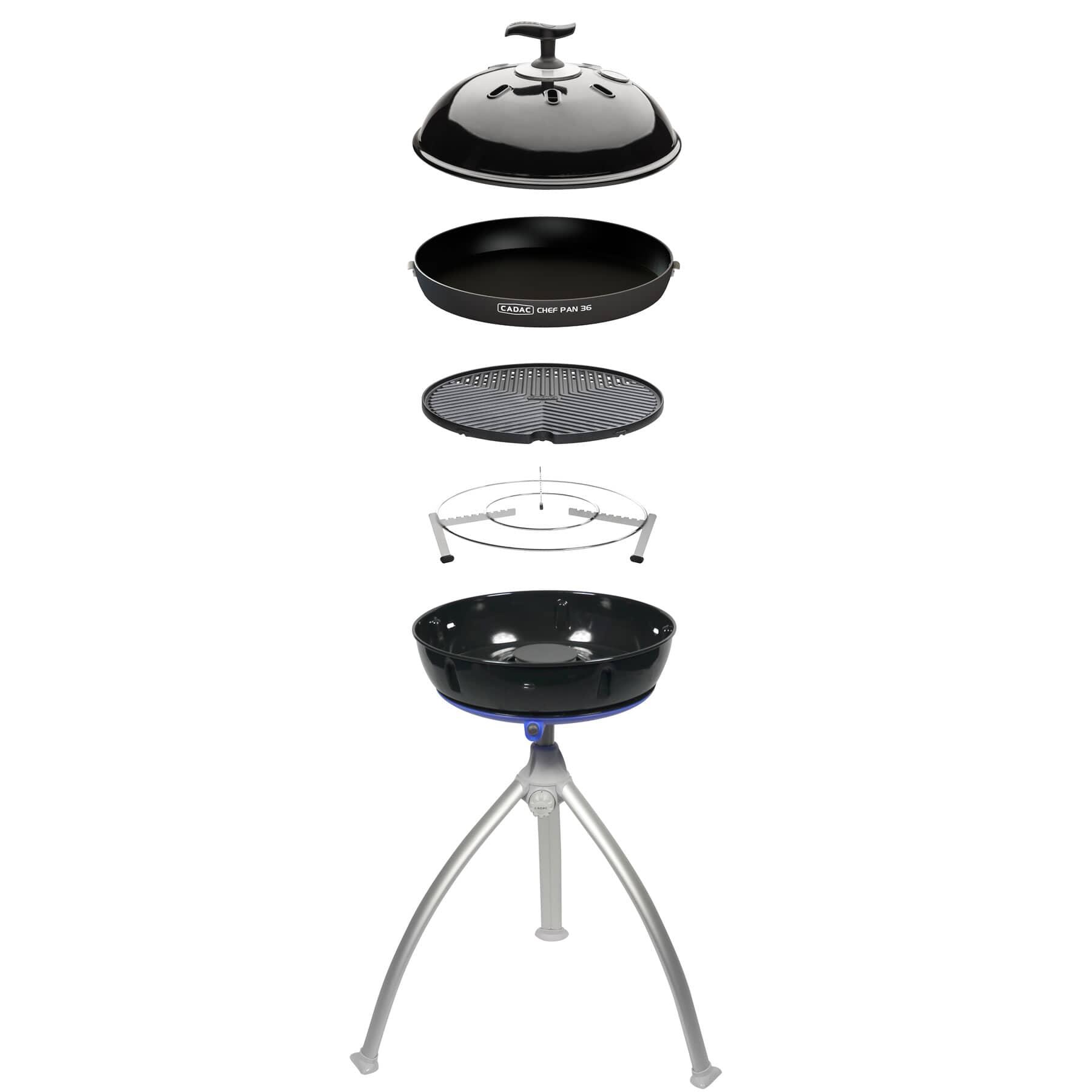 Cadac Grillo Chef 2 BBQ Chef Pan Combo Gas BBQ 5650 41 BBQ World