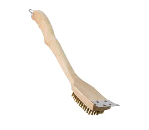 Napoleon Brass Grill Grill Cleaning Brush with Wooden Handle