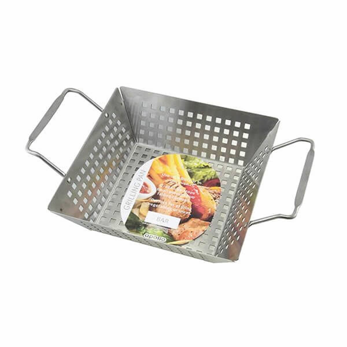 Perforated shop grill pan