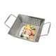 Apollo Deep BBQ Grill Pan with Perforated Holes 32 x 22 x 10 cm Stainless Steel