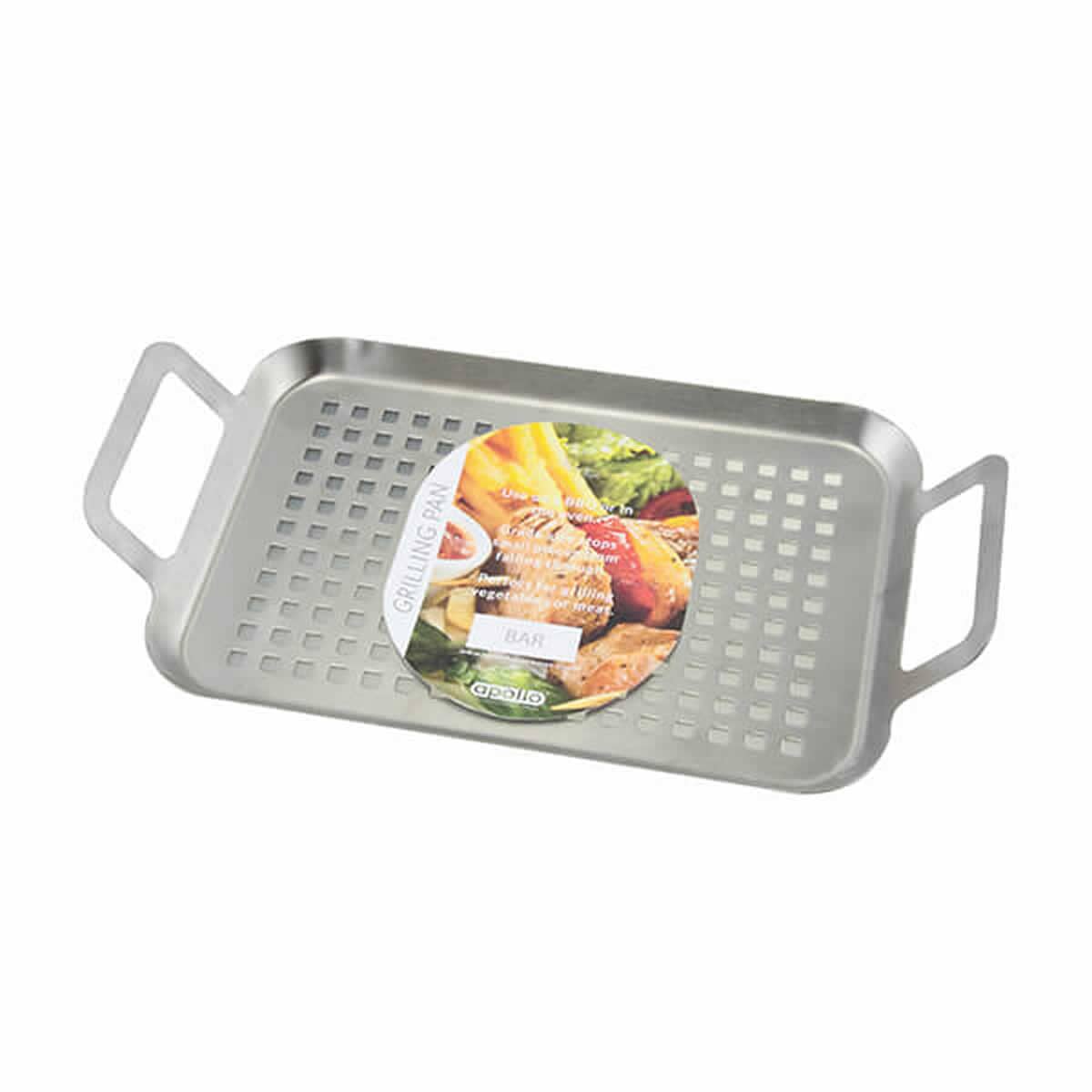 Stainless steel grill clearance pan