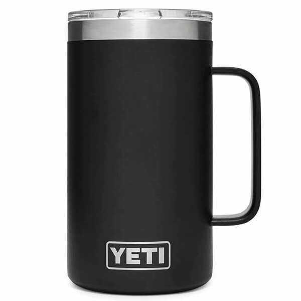 Yeti Rambler 24 Oz Mug Black (7000000896) - BBQ World