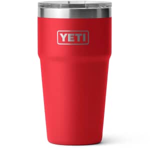 Yeti Rambler 16 Oz Stackable Cup Rescue Red