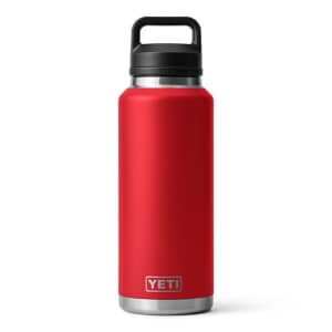 Yeti Rambler 46 Oz Bottle Chug Rescue Red