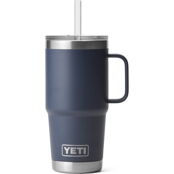 Yeti Rambler 25 Oz Straw Mug Navy
