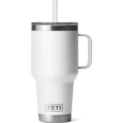 Yeti Rambler 35 Oz Straw Mug White