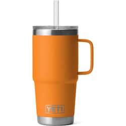 Yeti Rambler 25 Oz Straw Mug King Crab Orange