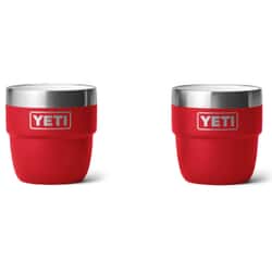Yeti Rambler 4 Oz Espresso Cups 2 Pack Rescue Red