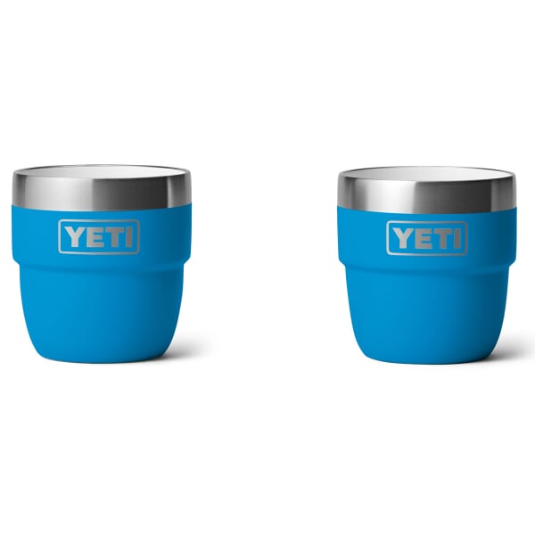 Yeti Rambler 4 Oz Espresso Cups 2 Pack Big Wave Blue