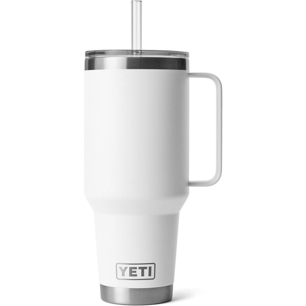 Yeti Rambler 42 Oz Straw Mug White