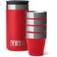 Yeti Rambler Shot Glasses Set of 4 Rescue Red
