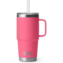 Yeti Rambler 25 Oz Straw Mug Tropical Pink