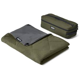 Yeti Lowlands Blanket Olive Green New