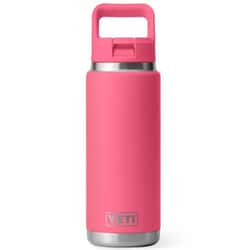 Yeti Rambler 26 Oz Coloured Straw Bottle Tropical Pink