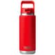 Yeti Rambler 26 Oz Straw Bottle Rescue Red