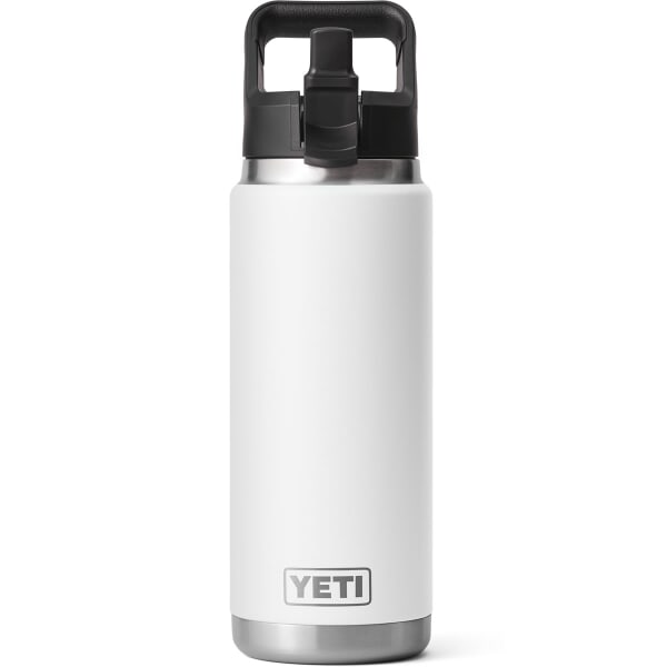 Yeti Rambler 26 Oz Straw Bottle White