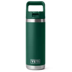 Yeti Rambler 18 Oz Colour Straw Bottle Black Forest Green
