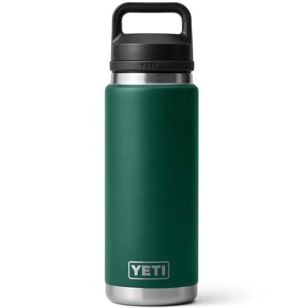 Yeti Rambler 26 Oz Chug Bottle Black Forest Green