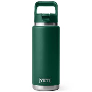 Yeti Rambler 26 Oz Colour Straw Bottle Black Forest Green
