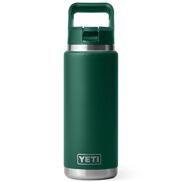 Yeti Rambler 26 Oz Colour Straw Bottle Black Forest Green