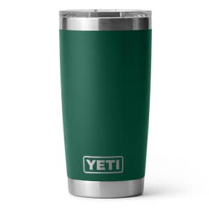 Yeti Rambler 20 Oz Tumbler Black Forest Green