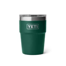 Yeti Rambler 16 Oz Stackable Cup Ms Black Forest Green