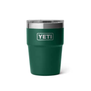 Yeti Rambler 16 Oz Stackable Cup Ms Black Forest Green